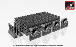 M1 Abrams series mid type tracks (solid teeth) w/ drive wheels