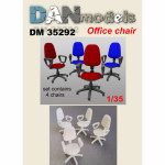 Accessories for diorama. Office chair 4 pcs