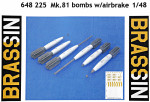 Brassin 1/48 Mk.81 bombs w/airbrake