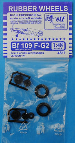 Rubber wheels for Bf 109 F-G2, version A