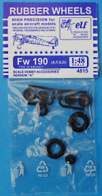 Rubber wheels for Fw 190 A,F,G,D, version A
