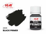 Acrylic primer: Black ICM