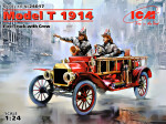 Model T 1914 Fire Truck with Crew