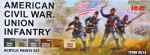 Set of paints for American civil war. Union Infantry, 6 pcs