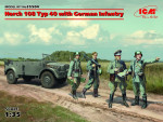 Horch 108 Typ 40 with german Infantry