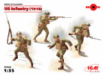 US Infantry 1918, (4 figures)