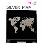 Embroidery kit "Silver Map"