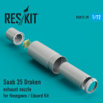 Saab 35 Draken exhaust nozzle for (Hasegawa/Eduard)