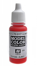 026: Model Color 817-17ML. Scarlet
