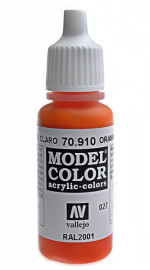 027: Model Color 910-17ML. Orange red