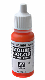 025: Model Color 953-17 ml. Clear orange