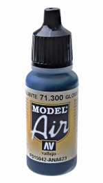 Model Air: 17 ml. Glossy sea blue