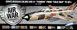 Paint Set Air Soviet/Russian colors MiG-21 "Fishbed" from 50's to 90's, 8 pcs