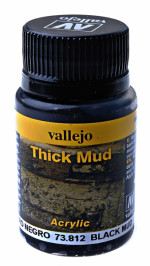 Black mud, 40 ml. (Acrylic)