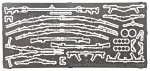 Стрелковое оружие (Наган, карабин Мосина мод. 38, TT, ППС-43, ППШ, ПТРД, СВТ)