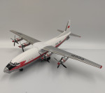 Среднемагистральный пассажирский самолет Ан-10 Аэрофлот, красная ливрея