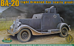 BA-20 light armored car, early prod.