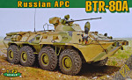 BTR-80A Soviet armored personnel carrier