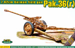 German field gun Pak.36(r) 7.62cm.
