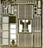 Photo-etched for soviet tank T-28 - external parts