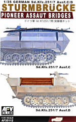 Деревянные настилы для Sd.Kfz 251/7 Ausf. C/D