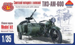 TIZ-AM-600 Soviet motorcycle with sidecar