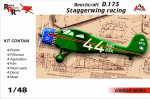 Beechcraft D.17S Staggerwing racing