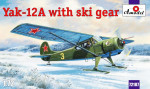 Yak-12A with ski gear