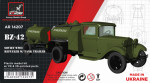 BZ-42 Soviet WWII refueler on GAZ-AA chassis w/1-axle fuel tank trailer