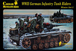 German infantry tank riders, winter, set 2