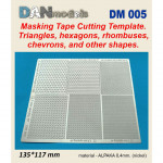 Triangles, hexagons, rhombuses, chevrones and etc mask template
