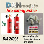 Accessories for diorama. Fire extinguisher 6 pcs