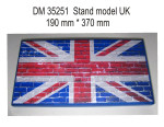 Display stand. UK theme, 370x190mm