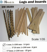 Logs and boards for dioramas #2