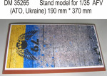 Display stand. 79 Airmobile brigade, ATO, 370x190mm