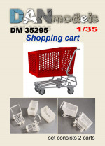 Accessories for diorama. Shopping cart 2 pcs