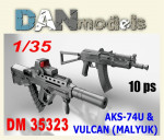 Detailing set. Rifles Vulcan (Malyuk) & AKS-74U