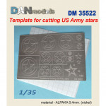 US Army stars mask template