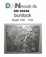 Photo-etched set 1/35 Burdock leaves