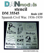 Photo etched: Stencil - Spanich civil war 1936-39