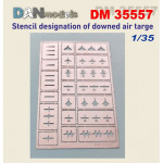 Stencil designation of downed air targets