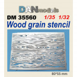 Wood grain stencil
