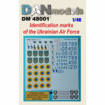 Decal: Identification marks of the Ukrainian Air Force + signs Ghost of Kyiv