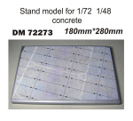 Stand model for 1/72, 1/48 concrete (180x280 mm)