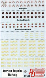 US Propeller stenciling, various, 3 types