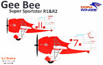Gee Bee Super Sportster R1&R-2 (2 model kits in box)