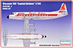 Civil airliner Viscount 700 "Capital Airlines"
