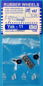 Rubber wheels for Yak-11