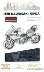 3D Puzzle: "Kawasaki Ninja H2R"