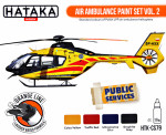 Air Ambulance (HEMS) paint set vol.2, 4 pcs